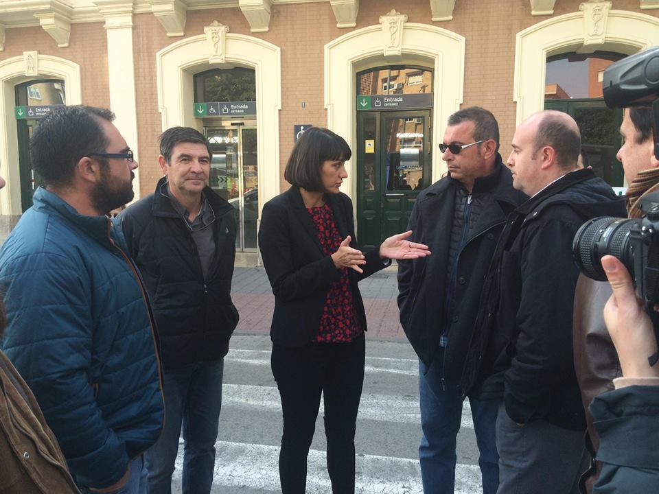 Visita de la estación del Carmen