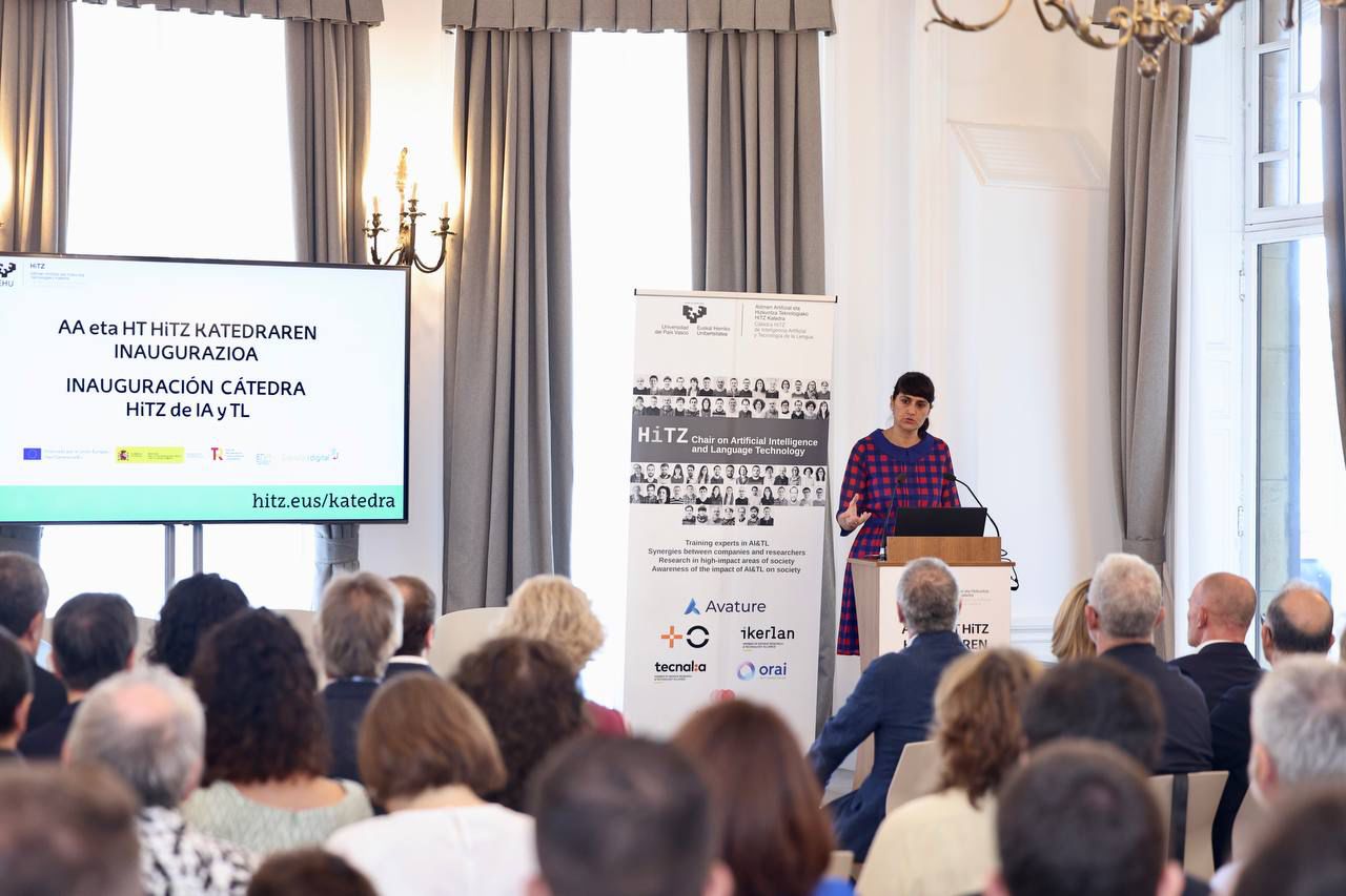 Presentamos la Cátedra Hitz  dirigida a las tecnologías del lenguaje para la IA generativa